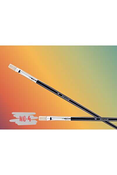 Brons 258 Yağlı Boya Fırçası No:4 (br-512)