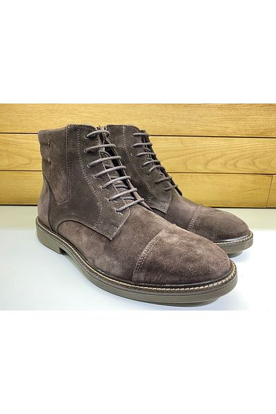grideri 23213 Brown Nubuck Leather Men's Boots