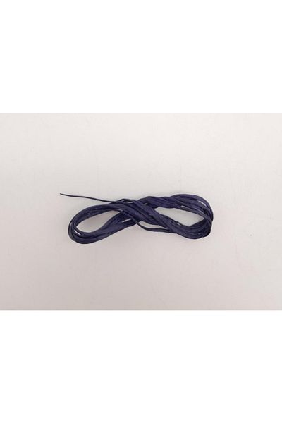 angel çanta aksesuar Σχοινί δερμάτινο κερωμένο Navy Blue 1 μέτρο
