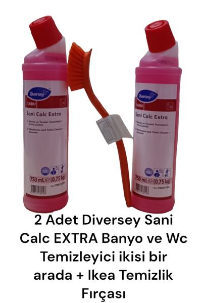 Diversey Taskı Sani Calc Extra Banyo Ve Tuvalet Temizleyici Kireç Çözücü 2 Ad...