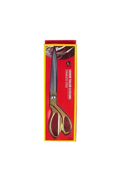 TUDOR Çelik Profesyonel Terzi Makası 26cm-10.5inç ( K38)- Altın Sarısı