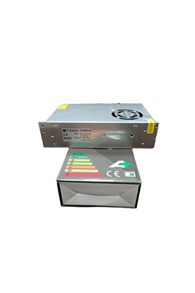 HIGTECH 12volt 30amper Adaptor Smps Kalın Kasa