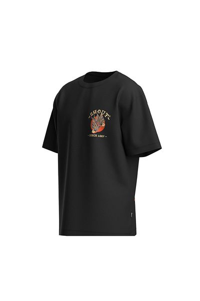 Shout Μπλουζάκι Unisex Oversize Sing Or Swim Oldschool