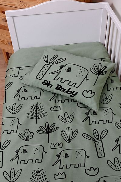 Tuğba Kuğu Linen Duvet Cover Set - Single (160x220)