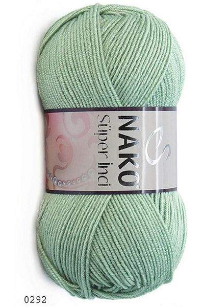 NAKO Super Pearl Çağla Green 5 Τεμάχια Χρώμα: 292