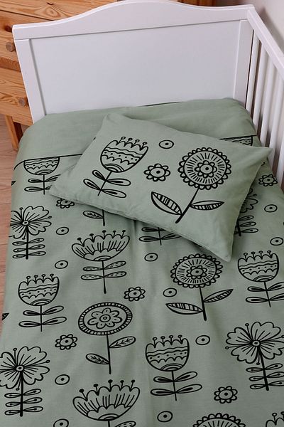 Tuğba Kuğu Linen Duvet Cover Set - Single (160x220)