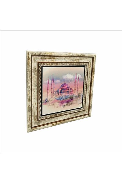 Sadrazam Sultanahmet Mosque Πίνακας Φυσικής Πέτρας 25cmx25cm Krt-012