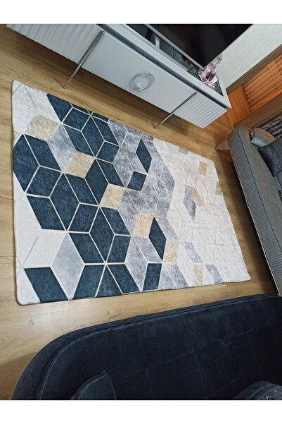 ESPİCAL HOME Soft Kadife Kumaştan Lastikli Halı Örtüsü