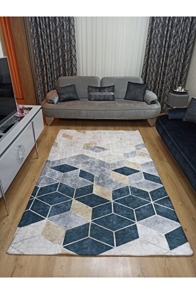 ESPİCAL HOME Soft Kadife Kumaştan Lastikli Halı Örtüsü