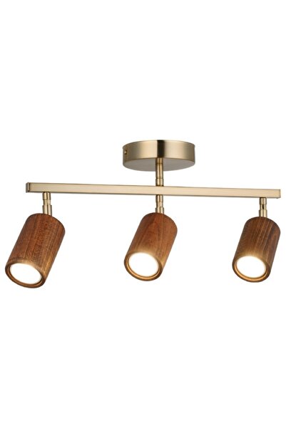 LUCEA Legno 3 Lu Antık Lak Plafonyer 3xgu10