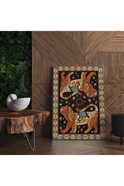 RUGSMODERN Kanvas Tablo 925 Figürlü Çok Renkli Modern 173