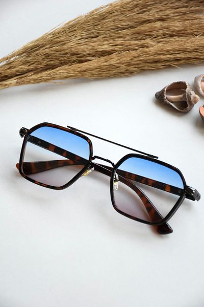 LOOKUP NEW Unisex Women Men Uv400 Protected Blue Red Black Leopard Image Style New Season Sunglasses