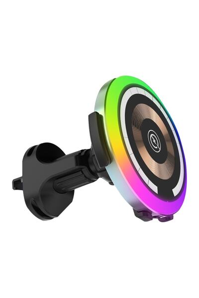 Fogy 15w Manyetik Araba Kablosuz Şarj Rgb Kablosuz Magsafe Iphone 12 13 14 15...