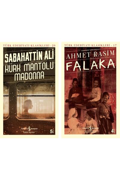 TÜRKİYE İŞ BANKASI KÜLTÜR YAYINLARI Kürk Mantolu Madonna + Falaka- 2 Kitap Set