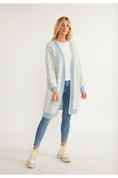 usha blue label Lynnea Criminal Strick Cardigan
