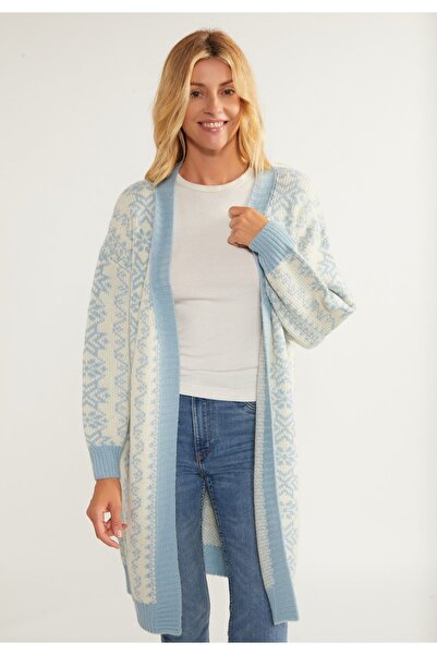 usha blue label Lynnea Criminal Strick Cardigan