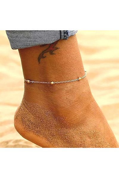 Roe takı aksesuar Women's Anklet Ball Chain Anklet