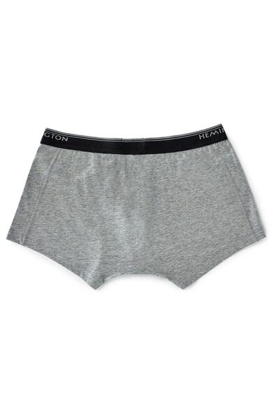 Hemington Pamuklu Gri Boxer