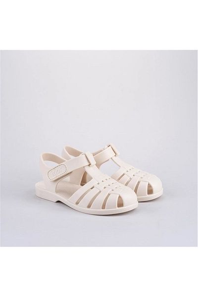 IGOR Girl's Classic V. Sandals Ivory S10288-079