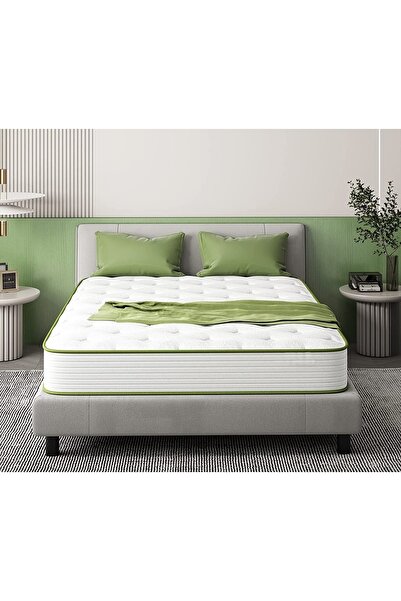pink home Green Ortopedik Yatak Cotton Ortopedik Ultra Yaylı Yatak Tek Kişilik Çift Kişilik