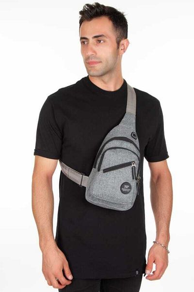Newish Polo Unisex Αδιάβροχο χιαστί λουράκι μέσης στήθος ώμου και αθλητική τσάντα Daily Bodybag