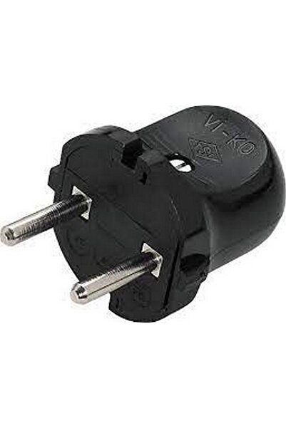 VİKO 5 Adet Siyah Topraksız Erkek Fiş