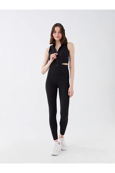 LC Waikiki Γυναικείο αθλητικό κολάν Xside Elastic Waist Plain Interlock