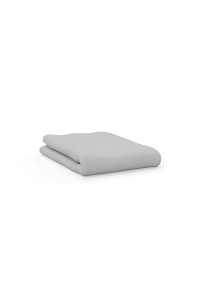makiteks 100% Cotton Light Gray 160x240 Non-Elastic Flat Sheet Suitable for Single Beds