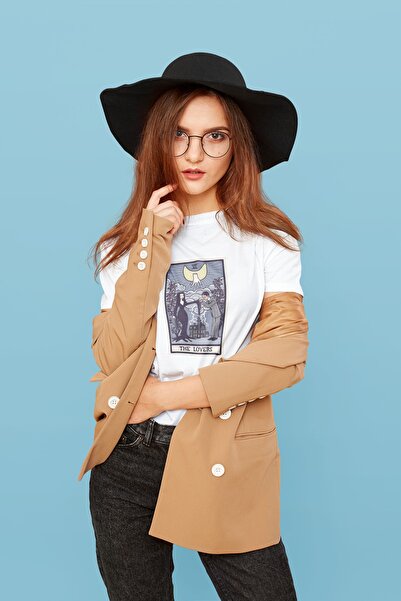 Adrift Miercuri - Tricou unisex cu model standard creat de cartele de tarot L...