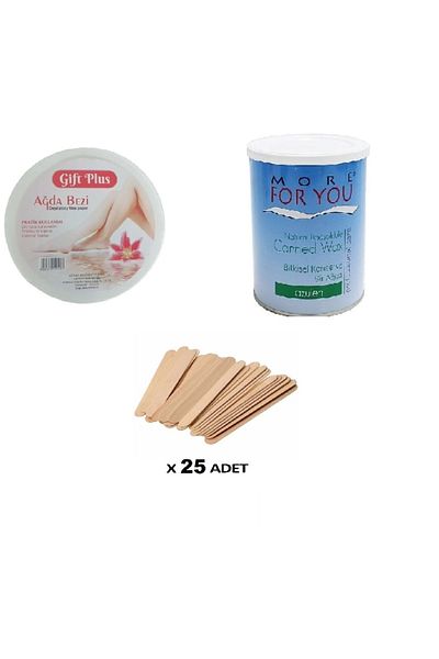 gift plus 80 Meters Waxing Cloth + 10 Spatula + 800 Ml Waxing Azulen