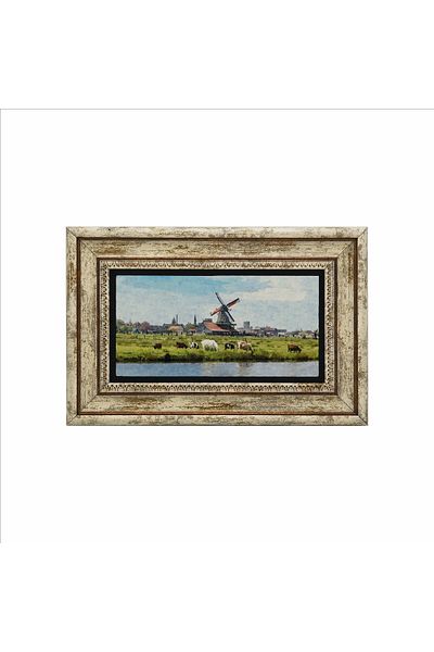 BAKSEPETE Netherlands Printed Natural Stone Painting 20Cmx30Cm Drg-020