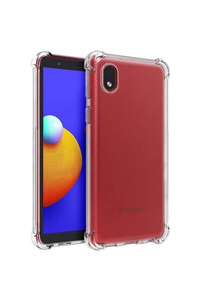 BSSM حافظة لهاتف Galaxy A01 Core متوافقة مع سيليكون Olex Tpu