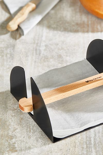 JOY KİTCHEN Oval Napkin Holder Metal-wood