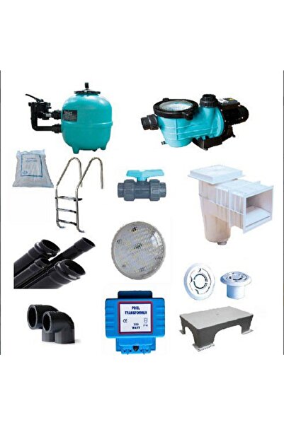 Gemaş Skimmerli Havuz Yapım Seti 90-120 Arası m3 İçin 2 Yıl Garantili