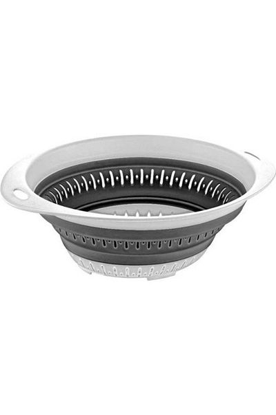 Tiesa Home 2.4l Silicone Oval Folding Strainer