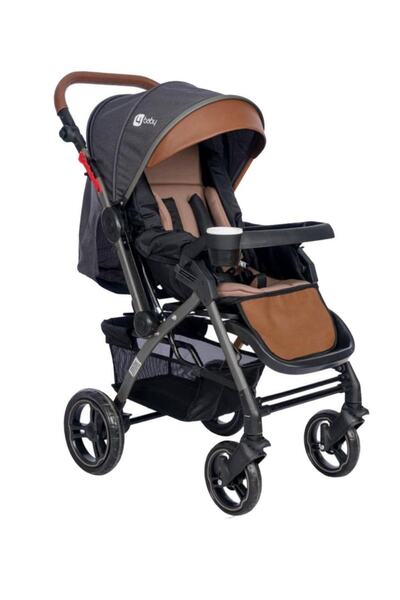 4 Baby Active Plus Gri Şase Çift Yönlü Bebek Arabası