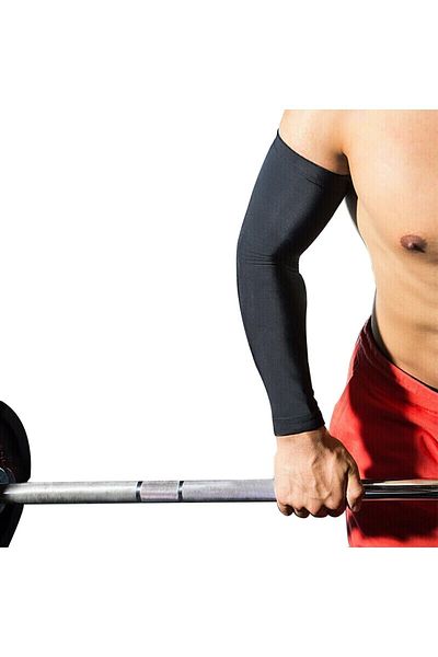 pekial 1 Piece Basketball Sleeve Volleyball Sleeve Lycra Sportsman Sleeve Full Arm Double Basketball Sleeve