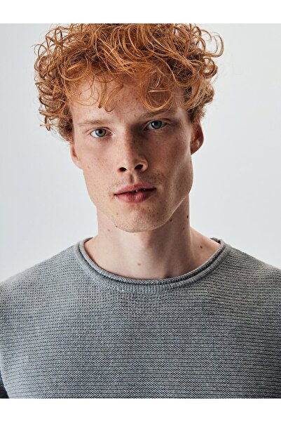 Ltb Long Sleeve Gray Sweatshirt