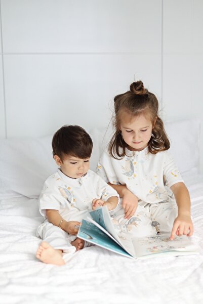 Ninna Kids 0.5 Tog (KISA KOLLU) Yazlık Bebek Ve Çocuk Uyku Tulumu-sleepy Bunny