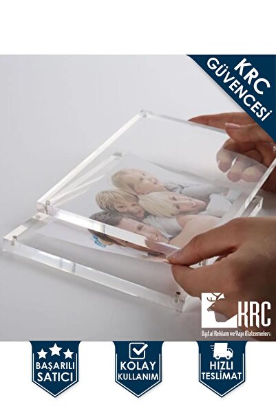 Genel Markalar Fotoğraf Ve Resim Çerçevesi Mıknatıslı Pleksi 12,7 Cm X 17,7 Cm