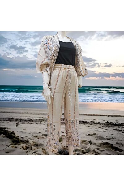 KTN Etnički dezen kimonija Lan kompleta