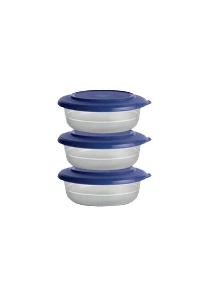 Tupperware Crystal Bowl 3-Pack 275 Ml Breakfast Storage Container