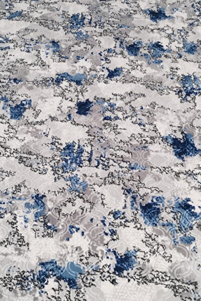 ALgorand Home Blue Cut Embos Roll Carpet Runner - Non-Slip Base