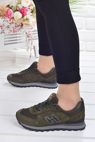 Hammer Jack Z19250 Adidași casual din piele nubuc verzi