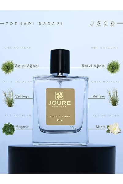 JOURE PERFUME Joure J320 - Odunsu Aromatik Misk Kokulu 50ml Kalıcı Edp Erkek ...
