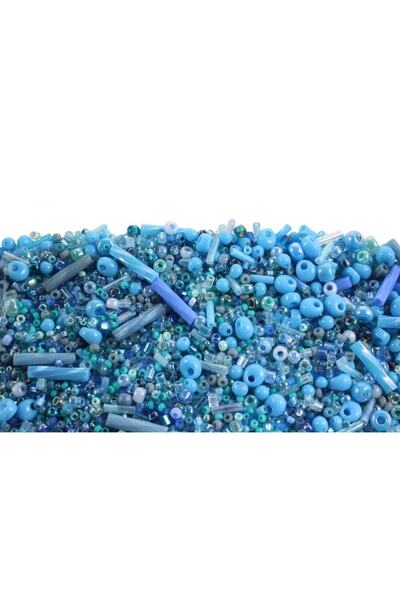Prestij Boncuk Mărgele mixte Miyuki nuanțe de albastru