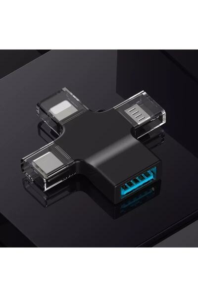 Foxyn Fxn-04 Lightning - Type-c - محول قارئ ذاكرة Micro إلى USB 3.0