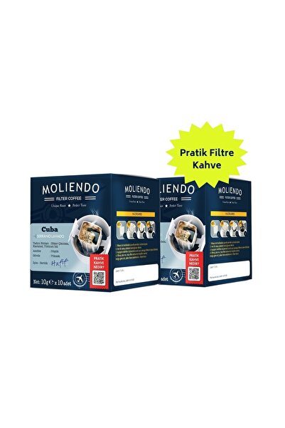 Moliendo Finest Coffee Cuba Serrano Lavado Pratik Filtre Kahve Avantaj Paketi...