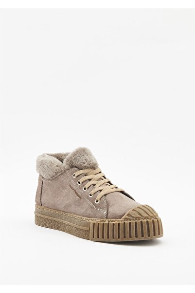 Hush Puppies Hp-006-019 Kadın Koyu Bej Nubuk Ayakkabı