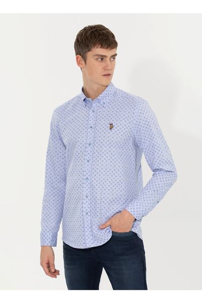 U.S. Polo Assn. قميص، XL، أزرق